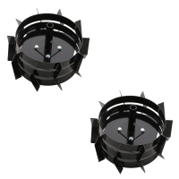 Pair of Double Iron Wheels 4.00-8 GeoTech Pro