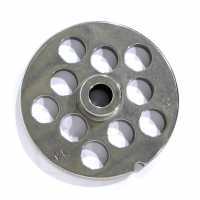 Reber Die Plate model TC 22 - 14 mm holes -  Die Plate for Meat Grinder - Die Plate Diameter 82 mm