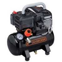 Black &amp; Decker BD 195 6 NK - Compact Portable Electric Air Compressor - 1.5 Hp - 8 bar Oilless