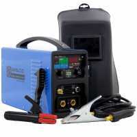 Awelco TIG 200i HF Pulse Inverter Welding Machine - TIG DC - MMA - 200A - 230V - carrying case and tool kit