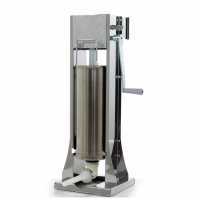 Reber 8973 V INOX - 10 Kg Vertical Sausage Stuffer - 2 Speeds with Case