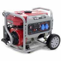 GeoTech Pro GGP 4000 - Wheeled power generator with AVR 3.6 kW - DC 3.2 kw Single phase