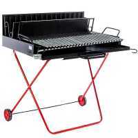 Pegoraro Angelo 323 Maxi - Portable Wood-fired and Charcoal Barbecue - Foldable