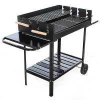 CB 280X Charcoal Barbecue with Double Grid - 75 x 50 Cooking Surface