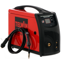 Telwin Technomig 215 Dual Synergic Inverter Wire Welder - GAS/NO GAS-MIG-MAG, MMA and TIG