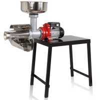 Reber 9011 NX - N.5 Tomato Press with Stainless Steel Bench - 400 W Induction Motor