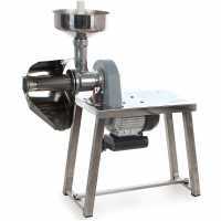 AE-SM5 INOX Electric Motor Tomato Press wth Bench - 600 W - 1 HP