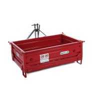 GeoTech TRP 140 Tractor-mounted Transport Box - Tipping Transporter - 3 Openable Side Panles