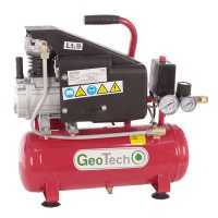 GeoTech AC9-8-15 - Portable Compact Electric Air Compressor - 1.5 Hp Motor - 9 L compressed air