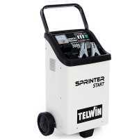 Telwin Sprinter 3000 Start Car Battery Charger and Starter - 12/24 V WET/START-STOP Batteries