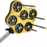 RagnOlive Light Electric Battery-powered Olive Harvester - Olive Hhaker on Pole + Extension