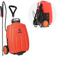 Ausonia - 16 L Wheeled Backpack Sprayer Pump - 12 V Battery - 10 Ah 