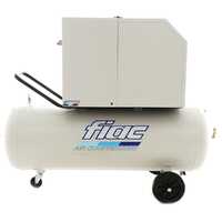 Fiac Silent AB200/360M - Wheeled Electric Air Compressor - Single-phase - Belt-driven - 3 Hp