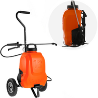 Stocker 1239 - Shoulder Srayer Pump + Trolley - Lithium Battery - 12 L 