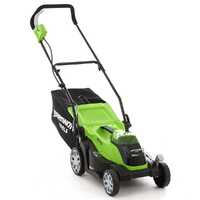 Greenworks G40LM35 40 V Battery-powered Electric Lawn Mower - 35 cm Cutting Width - WITHOUT BATTERY AND BATTERY CHARGER