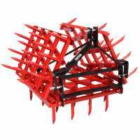 AgriEuro EPPR50 heavy-duty reinforced fixed tooth harrow -  portable / towed - 50 teeth - 250 cm