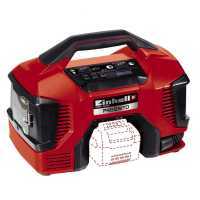 Einhell Pressito TE-AC 18/11 - Portable Compact Battery-powered Air Compressor - BATTERY AND CHARGER NOT INCLUDED