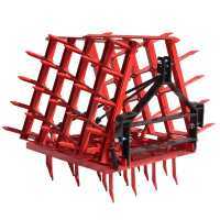 AgriEuro EPPR60 D.T. heavy-duty reinforced fixed tooth harrow - double reinforced frame - 60 teeth - 300 cm