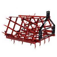 AgriEuro EPL46 heavy-duty reinforced fixed tooth harrow - portable / towed - 46 teeth, foldable - 225 cm
