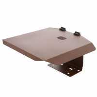 Station cover for the new WORX LANDROID L robot lawn mower - made of Corten painted aluminium