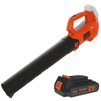 BCBL200L-QW Black &amp; Decker Axial Leaf Blower - 18 V 2 Ah Lithium Battery