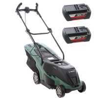 BOSCH UniversalRotak 36-560 Electric Lawn Mower with 2Ah 2 batteries - Grass Collector - 38 cm Cutting Width
