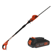 Black &amp; Decker GTC1843L20-QW Battery-powered Hedge Trimmer on Extension Pole, 18V - 2 Ah Battery