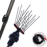 Castellari Fenix L V2 - Electric Car-type Battery-powered Olive Harvester with cable supplied - Carbon Telescopic Pole 230/320