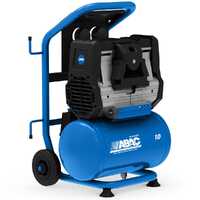 ABAC SILVERSTONE OS15P - Silenced, oil-less, single-phase electric air compressor - Motor 1.5 HP - 10 l