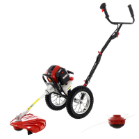 GeoTech Pro WBC-P 540 - Fuel mix wheeled push brush cutter