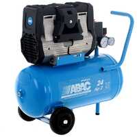 ABAC POLE POSITION OS20P - Silenced, oil-less, single-phase electric air compressor - Motor 2 HP - 24 litres