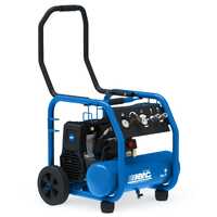 ABAC PORTABLE ROLLCAGE OS20P - Silenced, oil-less, single-phase electric air compressor - Motor 2 HP - 9 lt