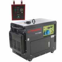 Pramac PMD5000s - 5 kW Silenced Diesel Power Generator with AVR - DC 4.2 kW Single-phase + ATS