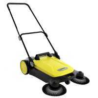 K&auml;rcher S 4 Twin Manual Hand-push Power Sweeper with collection basket - 20 L Collector