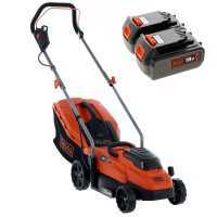 Black &amp; Decker BCMW33184L2-QW Battery-powered Electric Lawn Mower - 36 V 4.0Ah