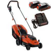Black &amp; Decker BCMW3318L2-QW Battery-powered Electric Lawn Mower - 36 V 2.5Ah