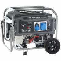 BlackStone BG 6050 - 4.3 kW Wheeled Petrol Power Generator with AVR and Electric Start - DC 4 kW Single-phase