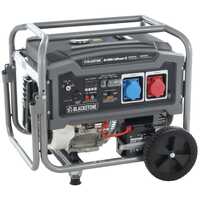 BlackStone BG 9050 - 6.6 kW Wheeled Petrol Power Generator with AVR - DC 6 kW Full-Power