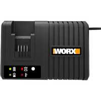 Worx ULTRA RAPID Battery Charger for 20V Powershare Batteries up to 6000 mAh