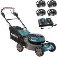 MAKITA DLM462PT4 Battery-powered Lawn Mower - 2X18 V - 46 cm Cutting Width - 4 Batteries Included