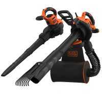 BLACK&amp;DECKER BEBLV301-QS 3-in-1 Leaf Blower - Garden Vacuum - Shredder