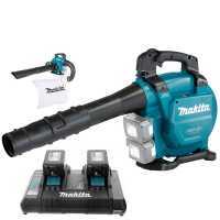 Makita DUB363 36V Leaf Blower - Garden Vacuum - Shredder - 2 18 V 5 Ah Batteries Included