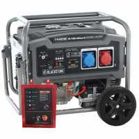 BlackStone BG 11050 - 7.8 kW Petrol Power Generator with AVR - DC 7.5 kW Full-Power + ATS
