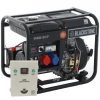 BlackStone OFB 8500-3 D-ES FP - 6.4 kW Diesel Power Generator with AVR - DC 5.6 kW Full-Power + ATS Three-phase