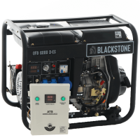 BlackStone OFB 6000 D-ES - 5.3 kW Diesel Power Generator with AVR - DC 5 kW Single-phase + ATS