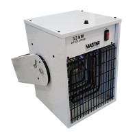 MASTER TR 3 - Electric Wall-mounted Hot Air Generator with Fan