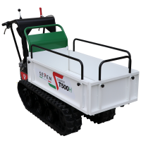 Seven Italy T500H GX Tracked Power Barrow - Extendable dumper truck - Load capacity 500 Kg