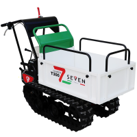 Seven Italy T300 GX Tracked Power Barrow - Extendable dumper truck - 300 Kg loading capacity
