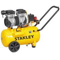 Stanley DST 150/8/24 SXCMS1324H - Electric Wheeled Air Compressor - 24L  Oilless - Silenced