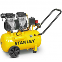 Stanley DST 150/8/50 SXCMS1350HE - Wheeled Electric Air Compressor - 50 L Oilless - Silenced